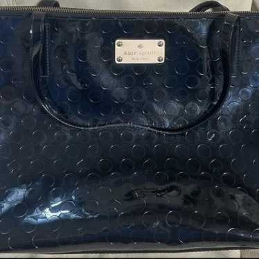 Kate spade black embossed