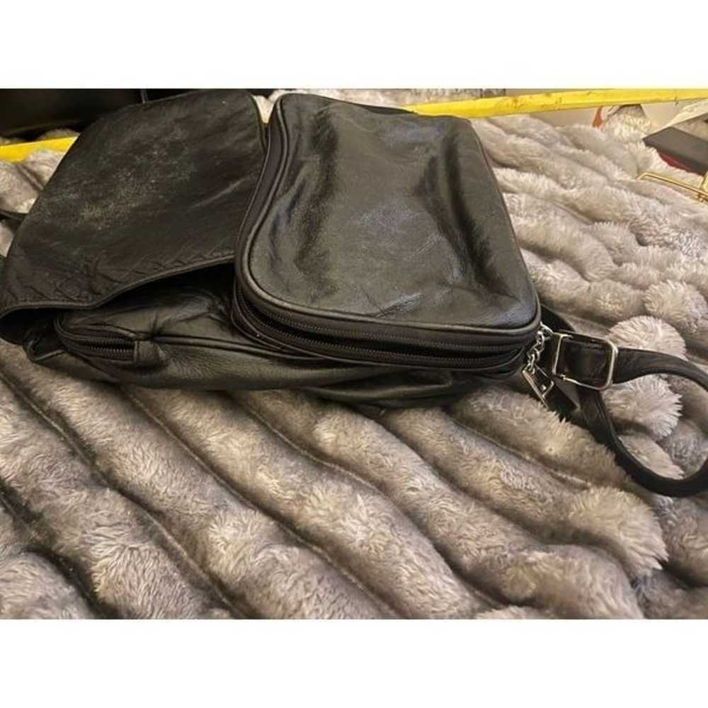 M Wilsons leather og vintage black leather miniba… - image 12