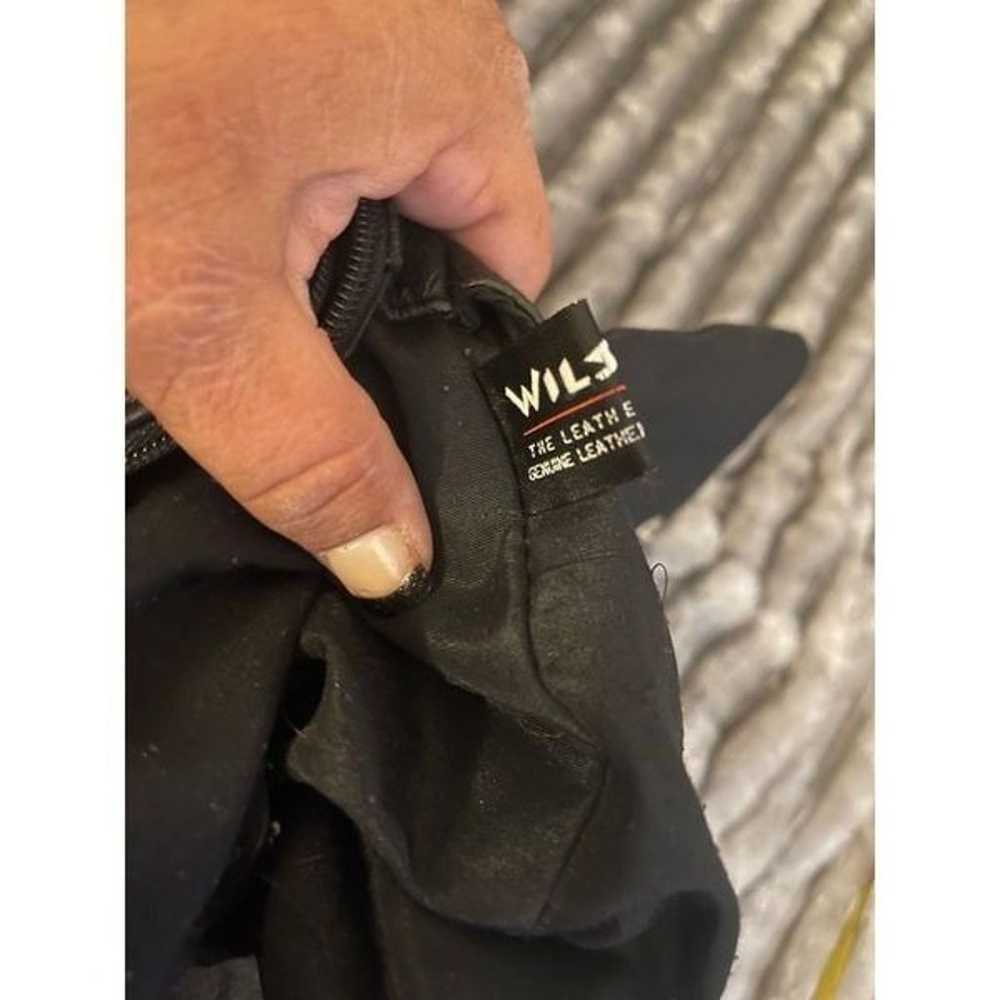 M Wilsons leather og vintage black leather miniba… - image 8