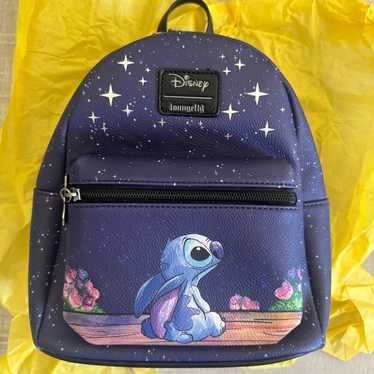 Loungefly stitch starry night mini backpack - image 1
