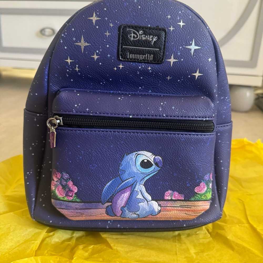 Loungefly stitch starry night mini backpack - image 3