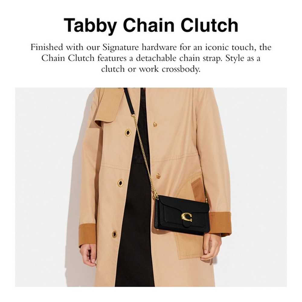Coach Womens Tabby Chain Clutch - image 2