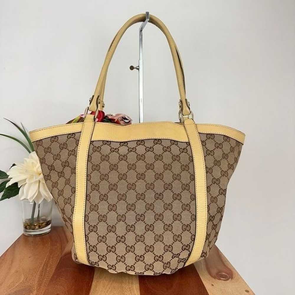 Pre-owned Gucci GG Canvas Abbey Tote Bag 211982 - image 5