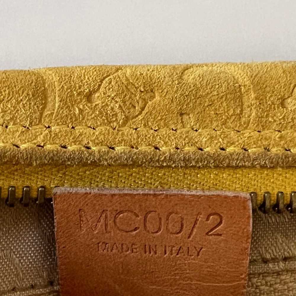 CELINE Yellow Suede Macadam and Leather Monogram … - image 10