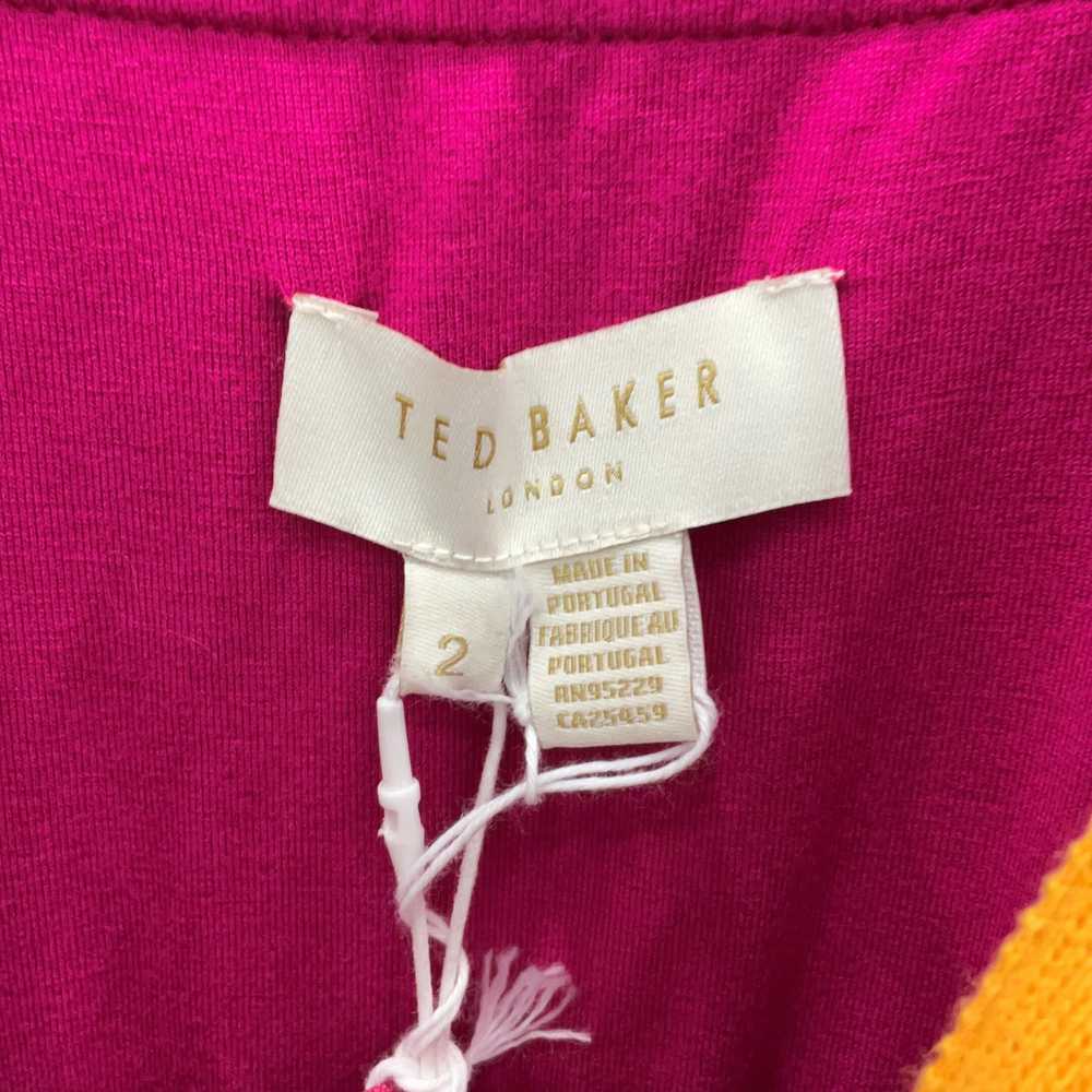 Ted Baker Womens Pink Orange Norabel Tiered Jerse… - image 3