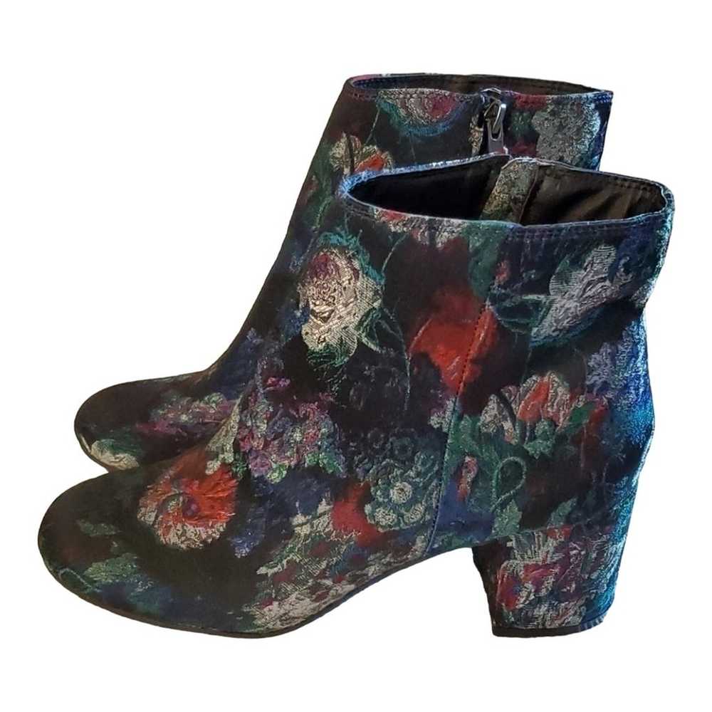 Zigi Soho Nydia Floral Jacquard Ankle Boots, 8 - image 4