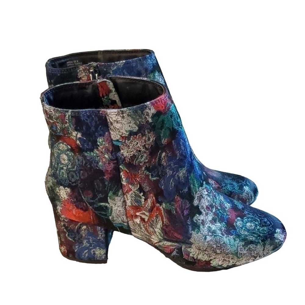 Zigi Soho Nydia Floral Jacquard Ankle Boots, 8 - image 6