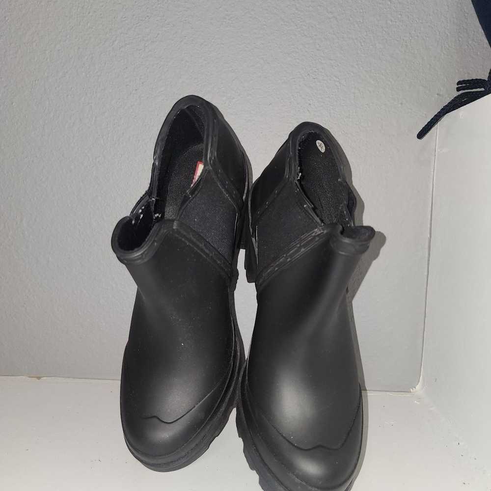 Hunter rain boots high heels - image 1