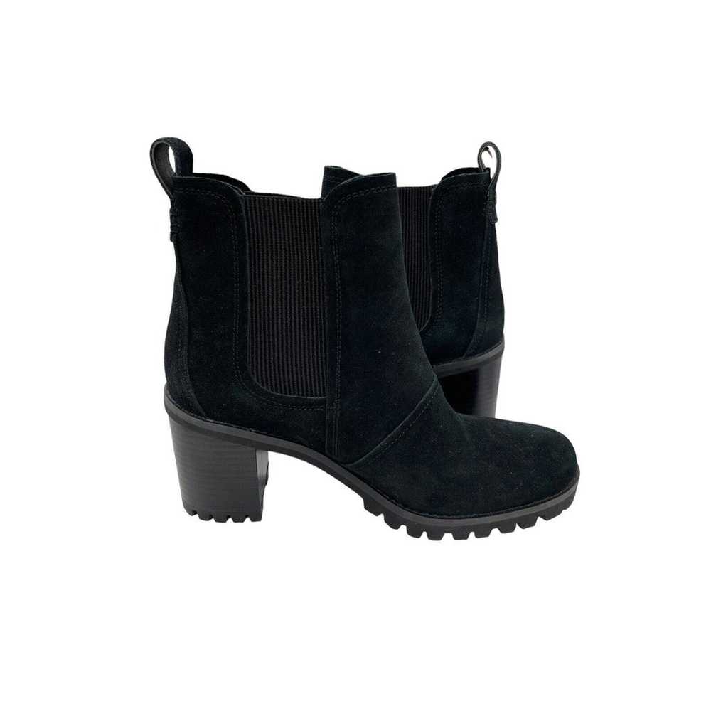 Ugg Hazel Boots Black Suede Chelsea Style Size 8.5 - image 7