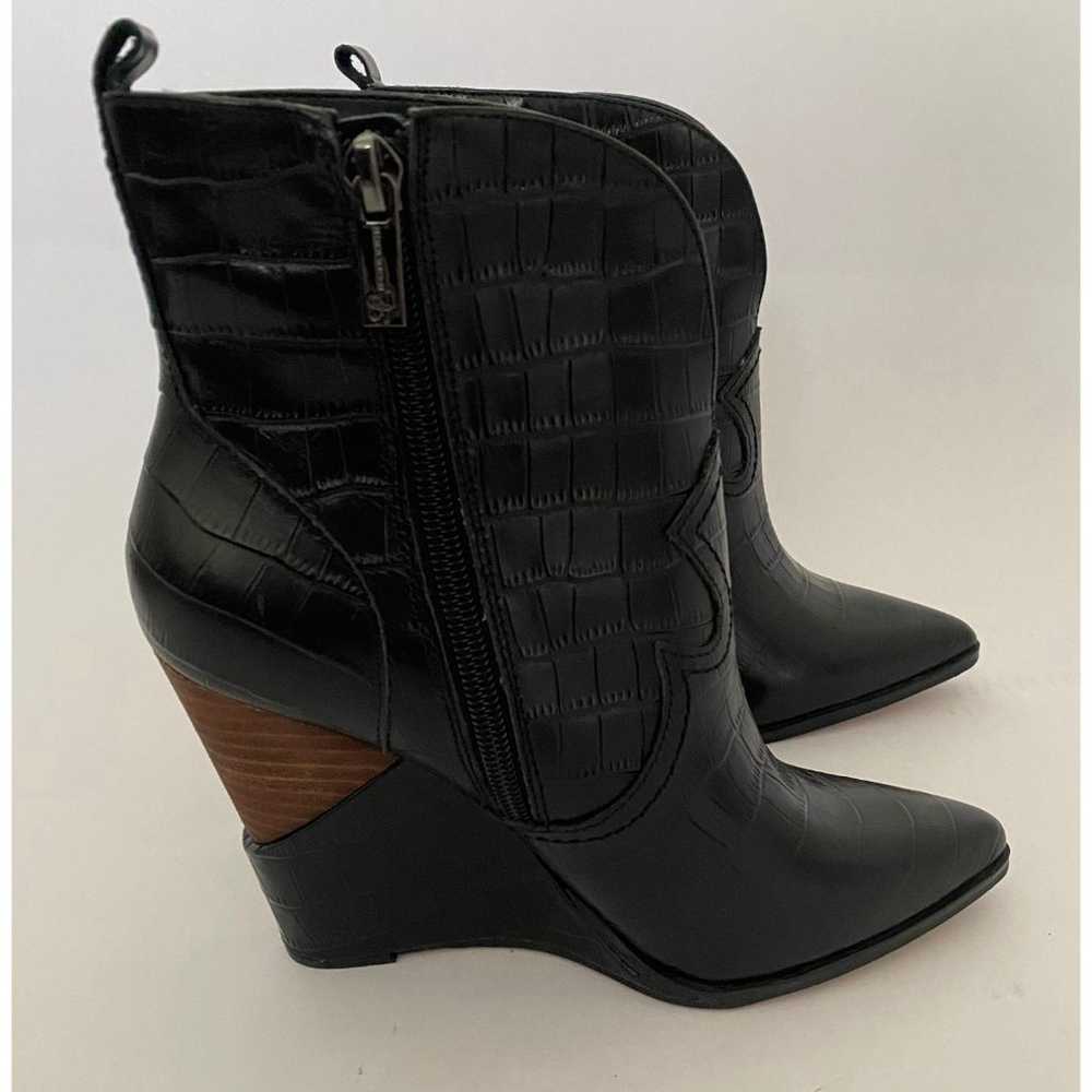 Jessica Simpson Hilrie Fashion Boot Black Leather… - image 1