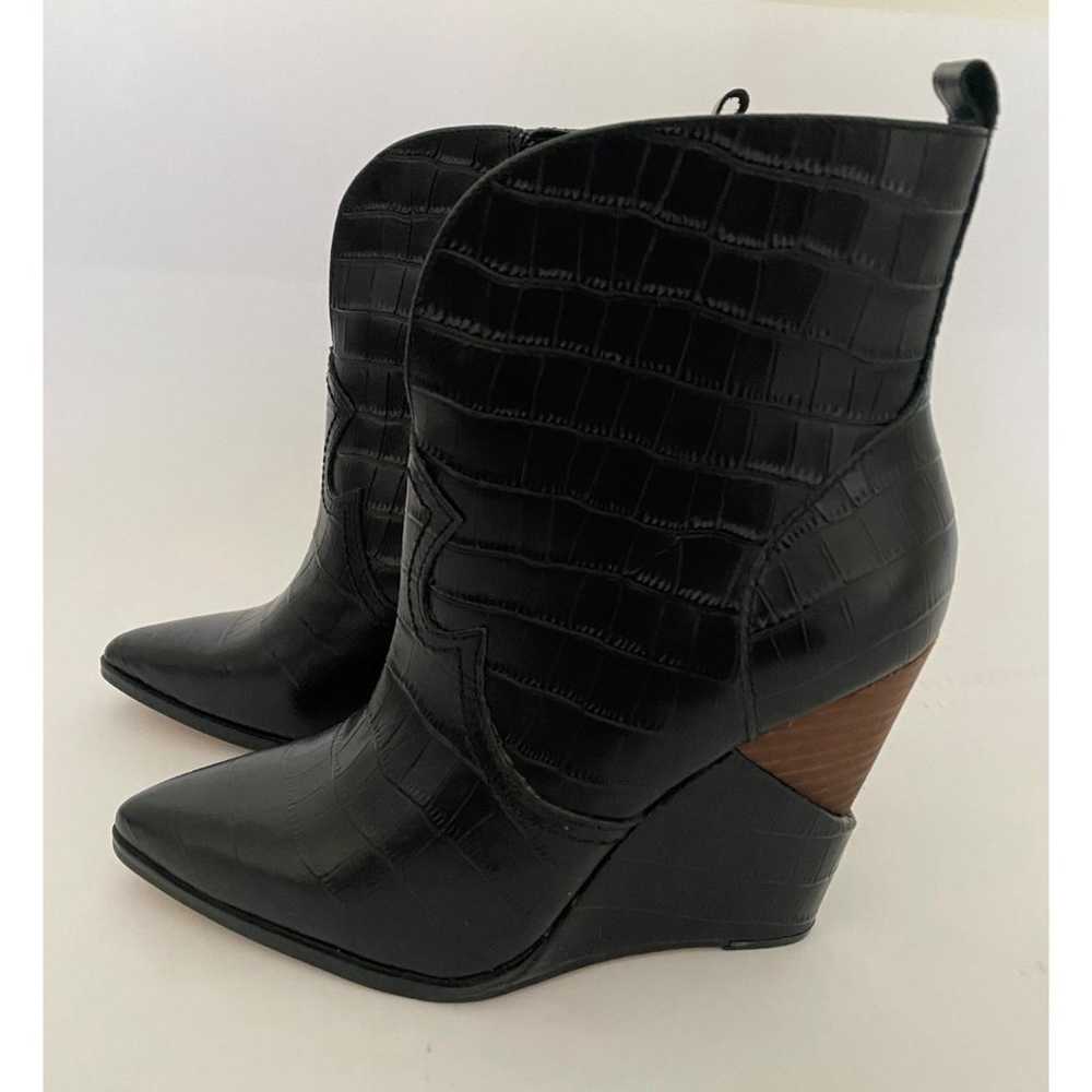 Jessica Simpson Hilrie Fashion Boot Black Leather… - image 3