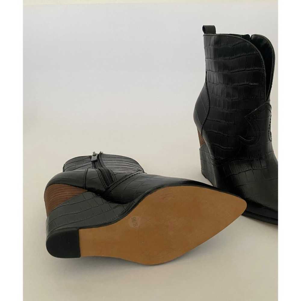 Jessica Simpson Hilrie Fashion Boot Black Leather… - image 6