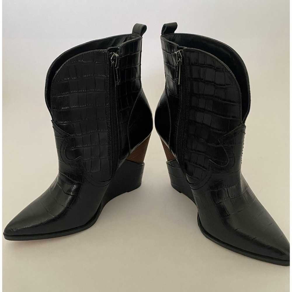 Jessica Simpson Hilrie Fashion Boot Black Leather… - image 9