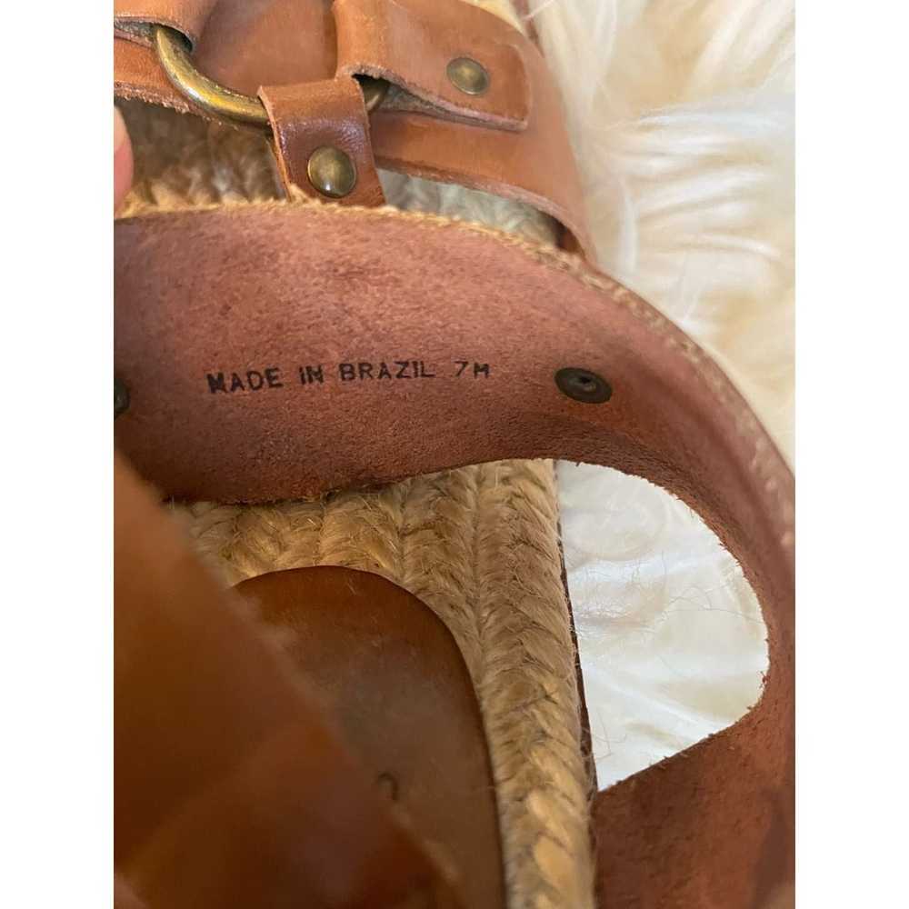 Michael Kors Leather Block High Heel Sandals 7 Ta… - image 4