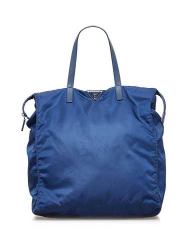 Prada Pre-Owned 2013-present Tessuto satchel - Blu