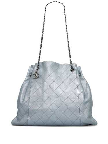 CHANEL Pre-Owned 2015-2016 quilted tote bag - Grey
