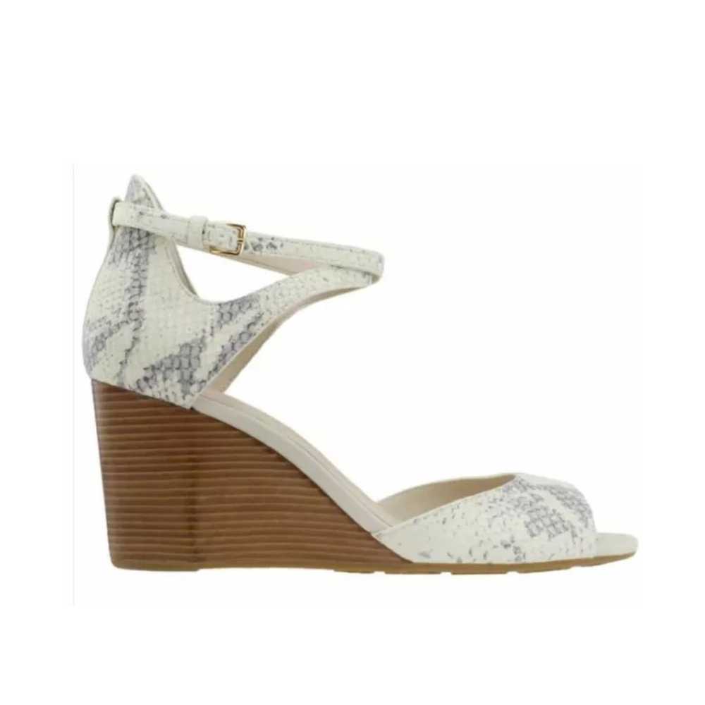 New Cole Haan Sadie Wedge Sandal Size 6.5B White … - image 1