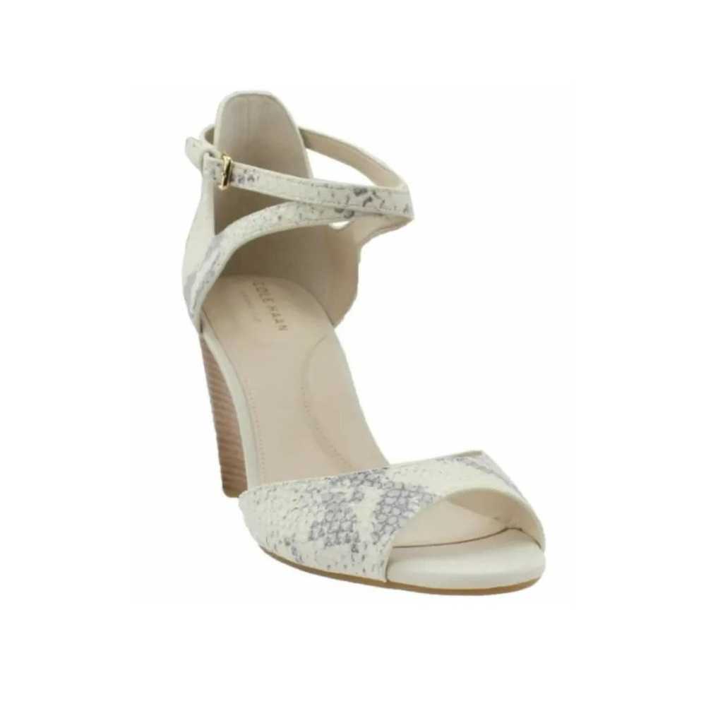 New Cole Haan Sadie Wedge Sandal Size 6.5B White … - image 2