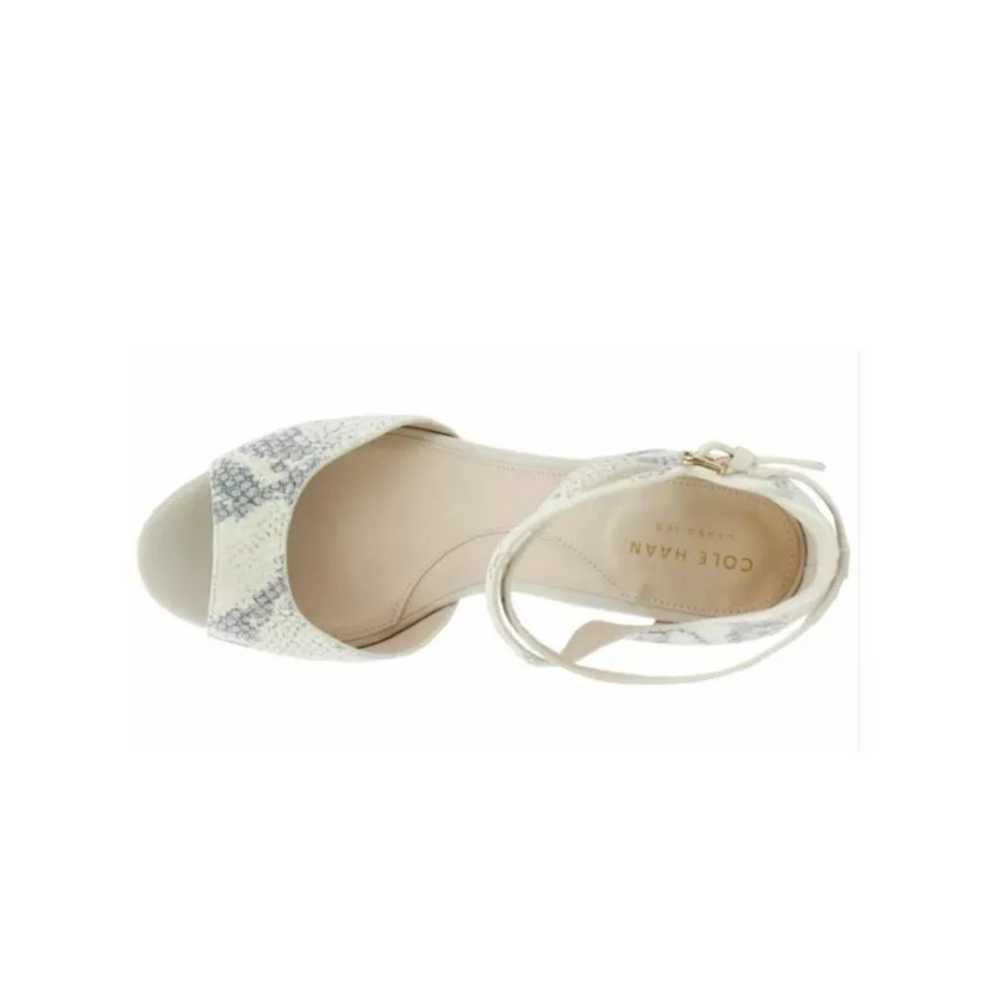 New Cole Haan Sadie Wedge Sandal Size 6.5B White … - image 5