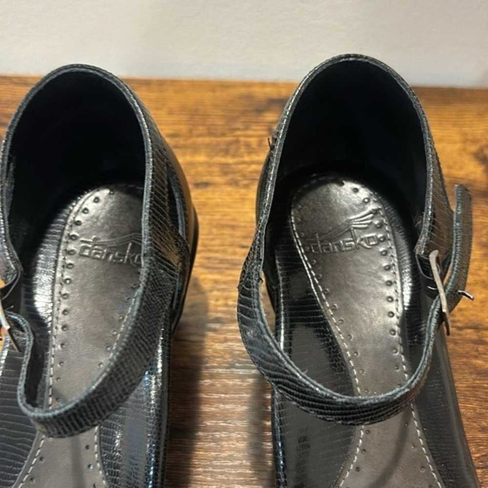 Dansko Black Leather Mary Jane Sandals size 8.5 w… - image 7