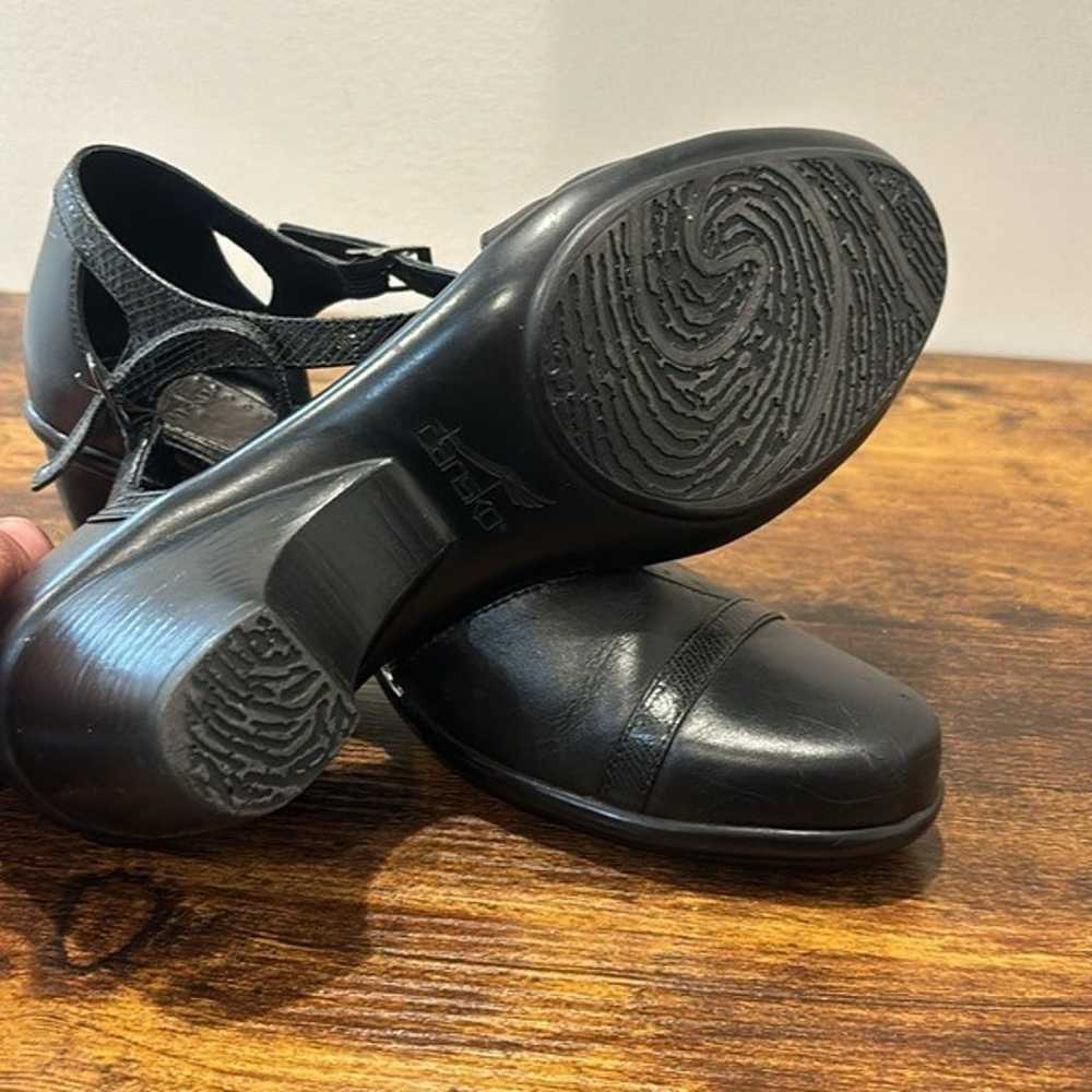 Dansko Black Leather Mary Jane Sandals size 8.5 w… - image 9