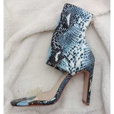 Azalea Wang Reptile Snake Print Leather  High Hee… - image 1