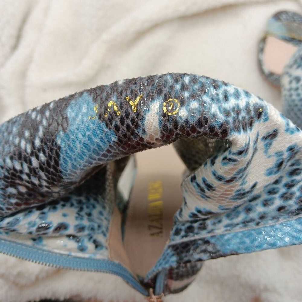 Azalea Wang Reptile Snake Print Leather  High Hee… - image 7
