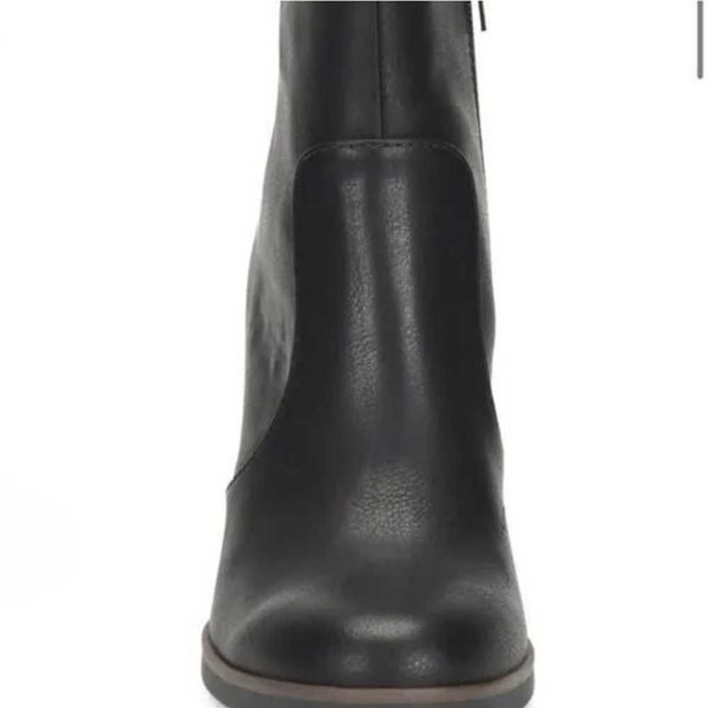 New Kork-Ease Korks Block Heel Boots black leathe… - image 4