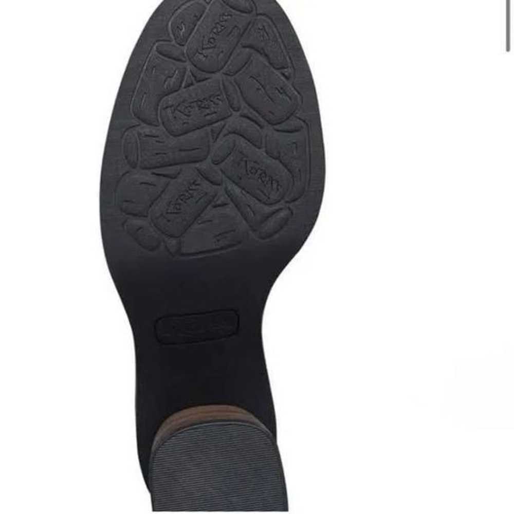 New Kork-Ease Korks Block Heel Boots black leathe… - image 6