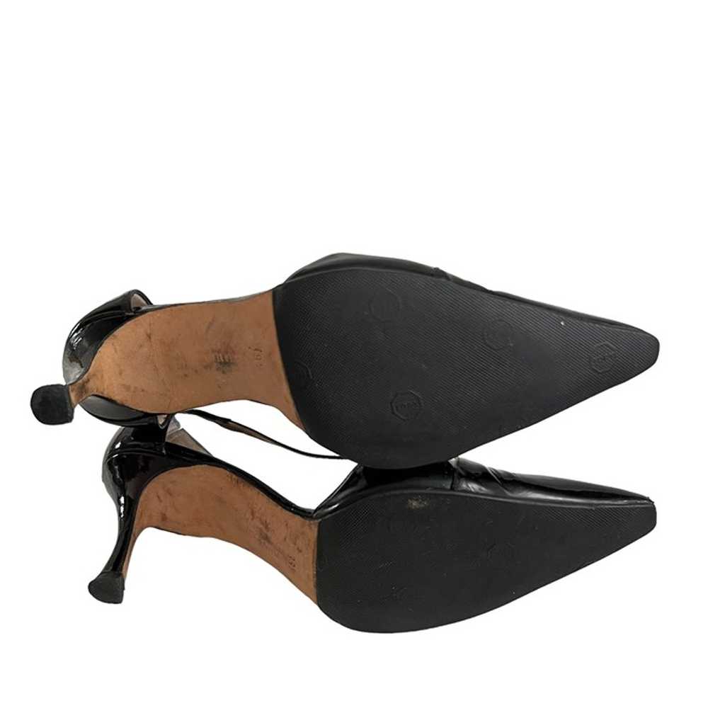 Manolo Blahnik high heels black patent leather cu… - image 8