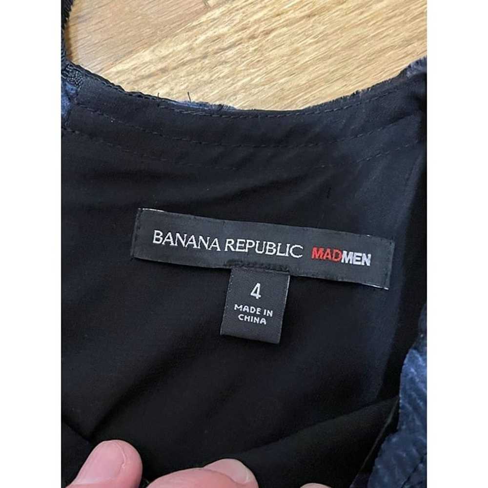 Banana Republic Mad Men Collection Silk Tweed Nav… - image 3