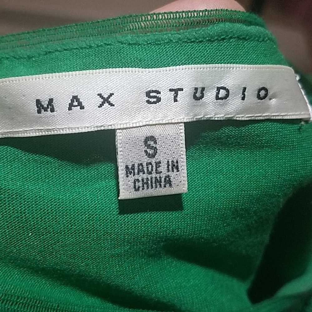 Max Studio Green sleeveless lace dress - small - image 7