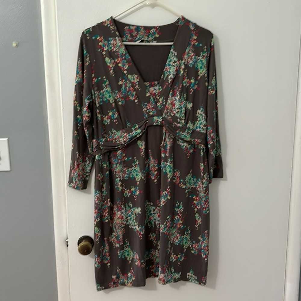 Boden Floral Tunic Jersey Dress Size 14 - Like new - image 1