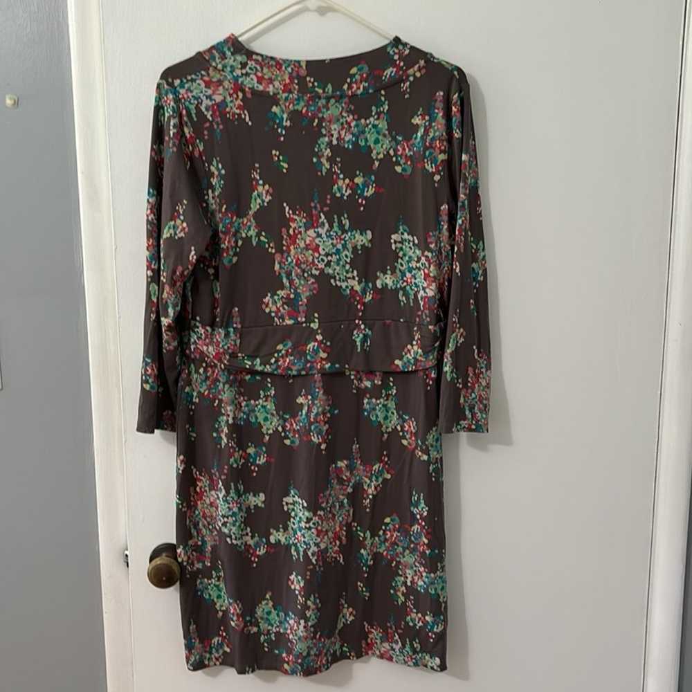 Boden Floral Tunic Jersey Dress Size 14 - Like new - image 2