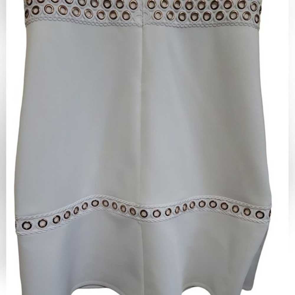 Massey White  Studded Women's Dress  Sz XL - image 5