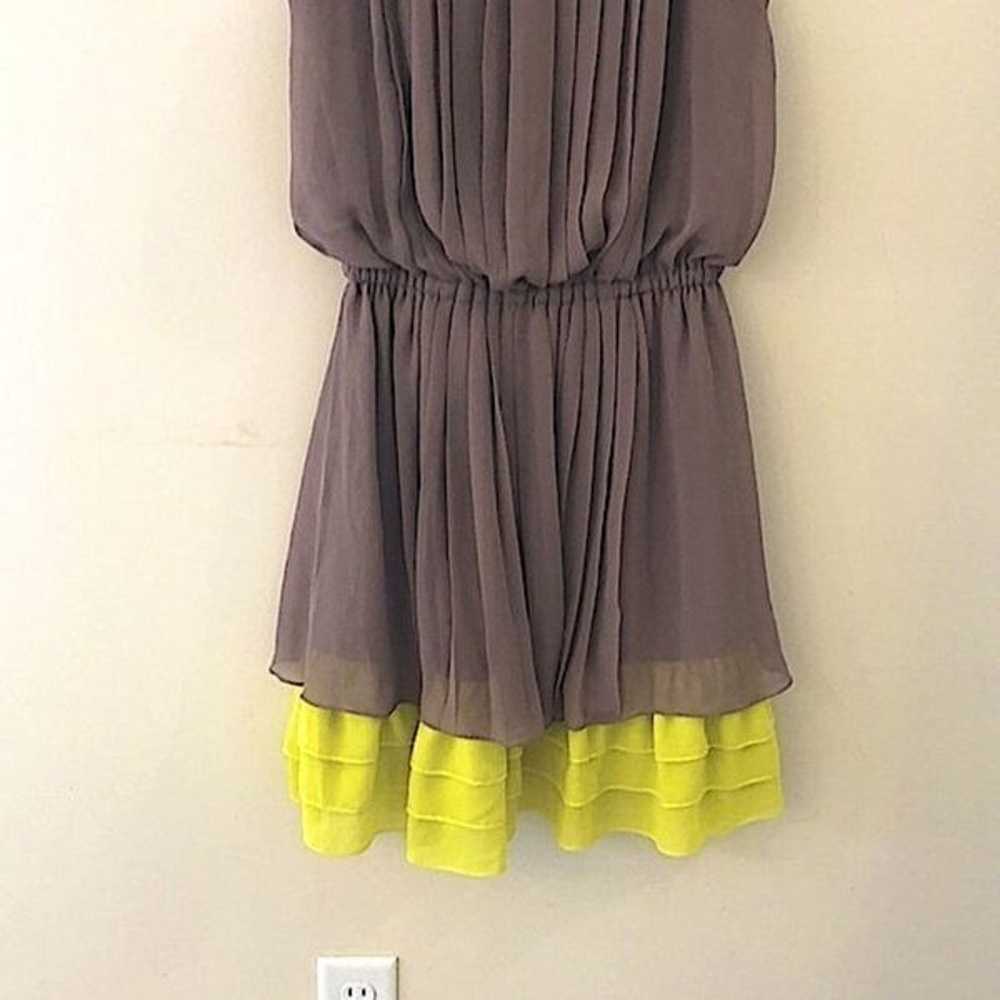 Jessica Simpson tiered brown and yellow midi dres… - image 5