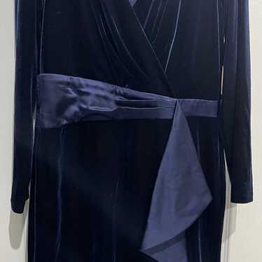 Lauren Ralph Lauren Dress Womens size 12 Satin Ve… - image 1