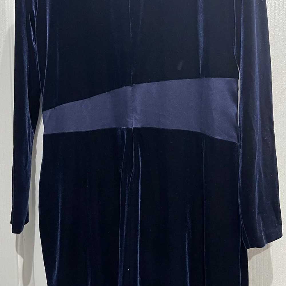 Lauren Ralph Lauren Dress Womens size 12 Satin Ve… - image 2