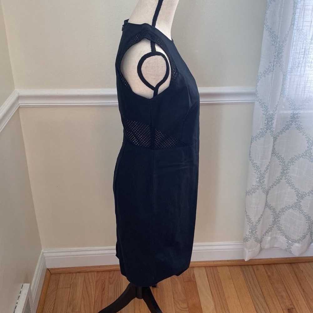 Loft Black Linen Sleeveless Dress Size 2 - image 3