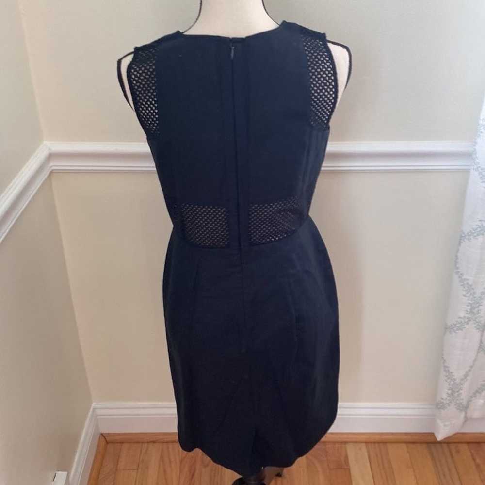 Loft Black Linen Sleeveless Dress Size 2 - image 4