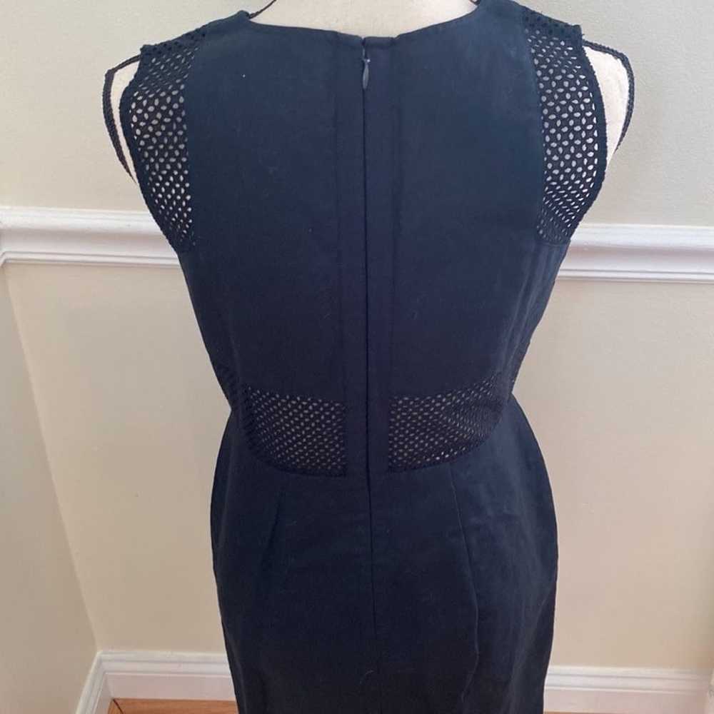 Loft Black Linen Sleeveless Dress Size 2 - image 5