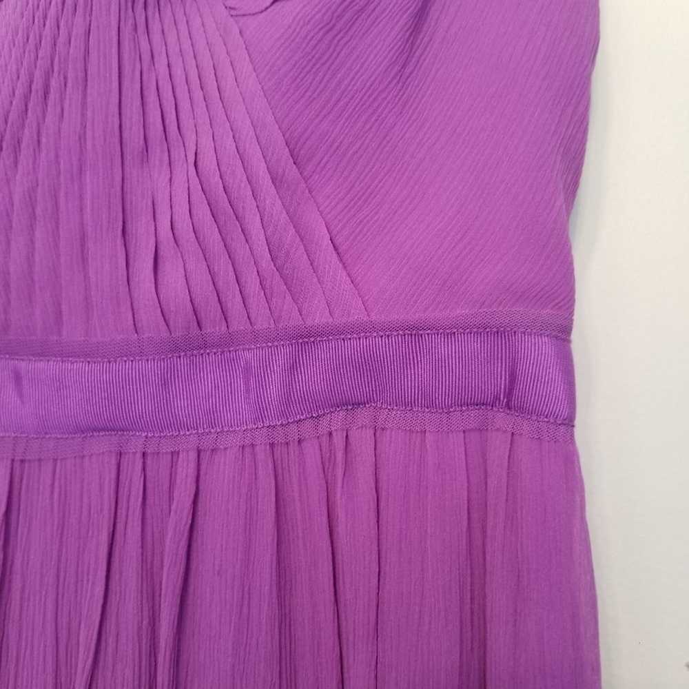 BCBGMaxAzria Amber Purple Strapless Maxi Dress Wo… - image 3