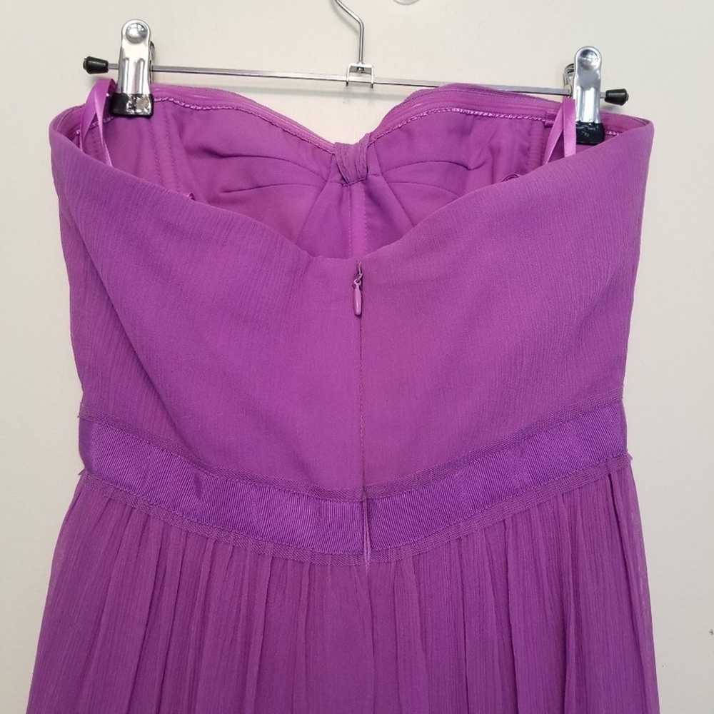 BCBGMaxAzria Amber Purple Strapless Maxi Dress Wo… - image 6