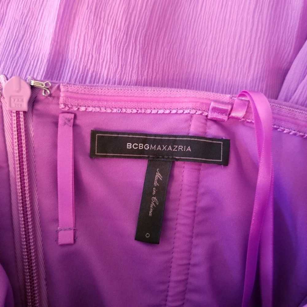 BCBGMaxAzria Amber Purple Strapless Maxi Dress Wo… - image 7