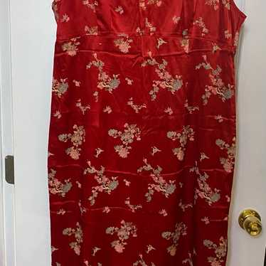 Vintage Zenobia USA Cheongsam Prom Gown Chinese T… - image 1