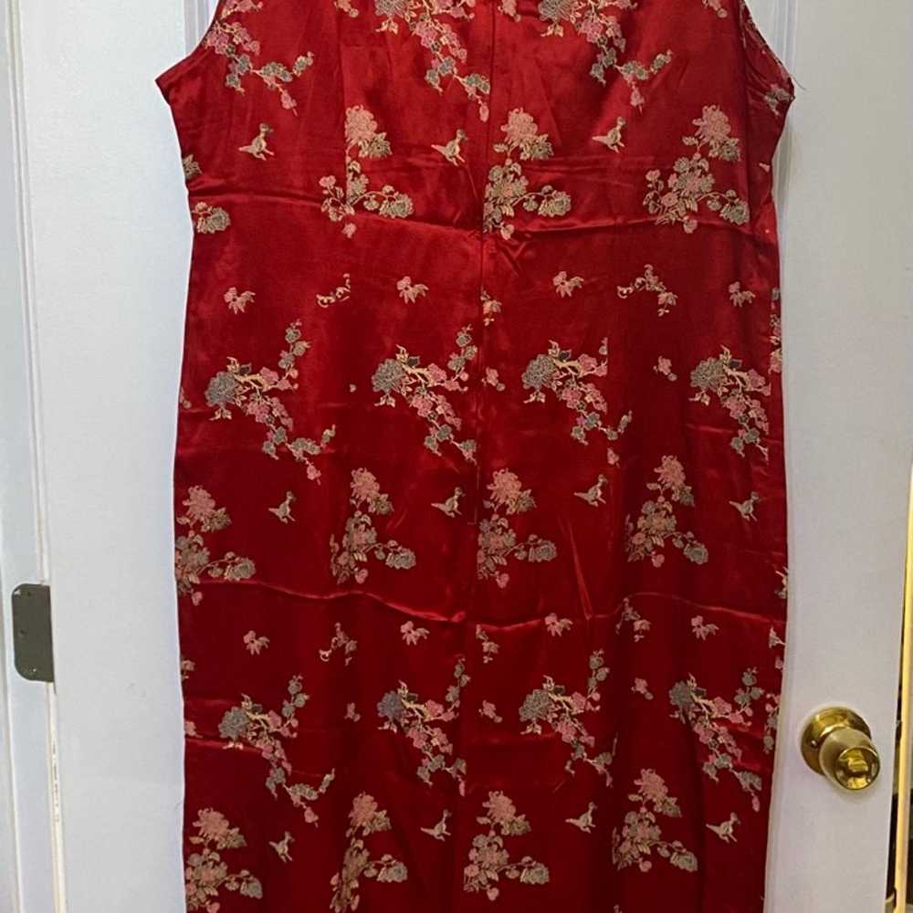 Vintage Zenobia USA Cheongsam Prom Gown Chinese T… - image 2