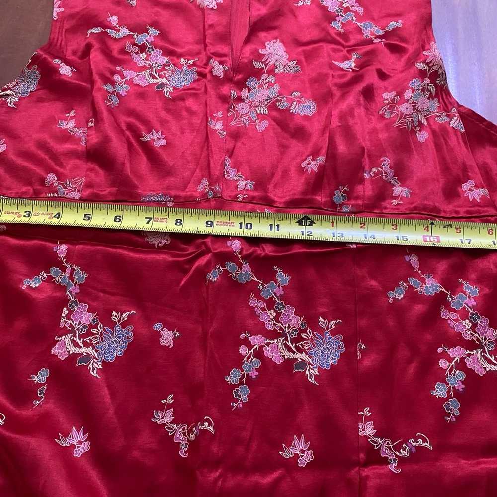 Vintage Zenobia USA Cheongsam Prom Gown Chinese T… - image 5