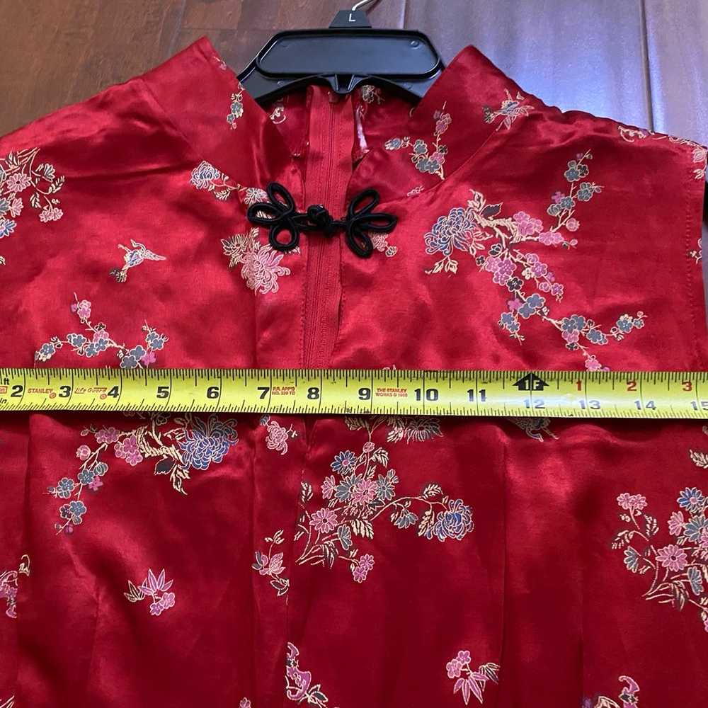 Vintage Zenobia USA Cheongsam Prom Gown Chinese T… - image 6