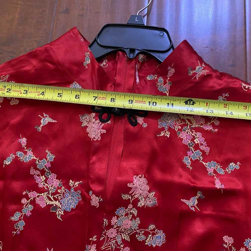 Vintage Zenobia USA Cheongsam Prom Gown Chinese T… - image 7