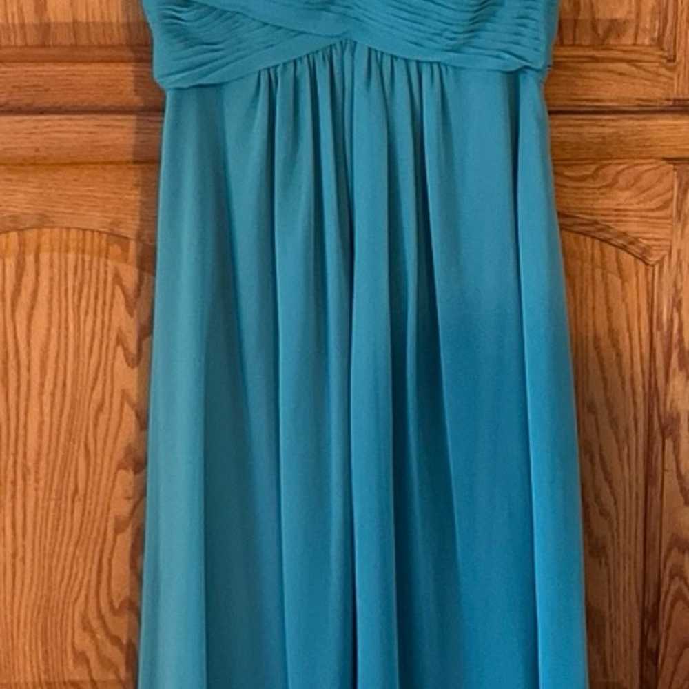 Teal Maxi party dress S - image 1